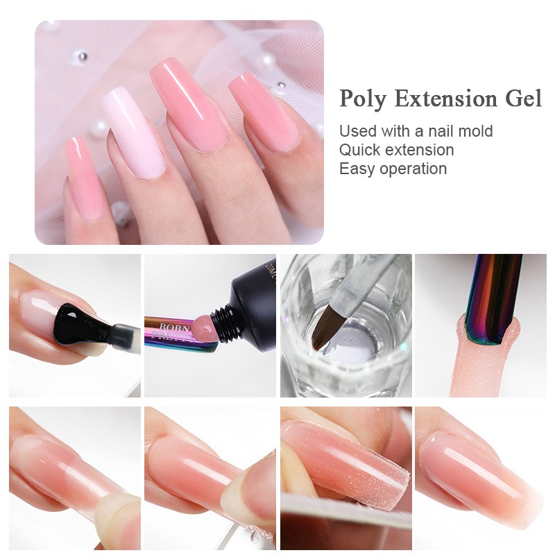 BP 07 Poly Extension Gel Clear BORN PRETTY